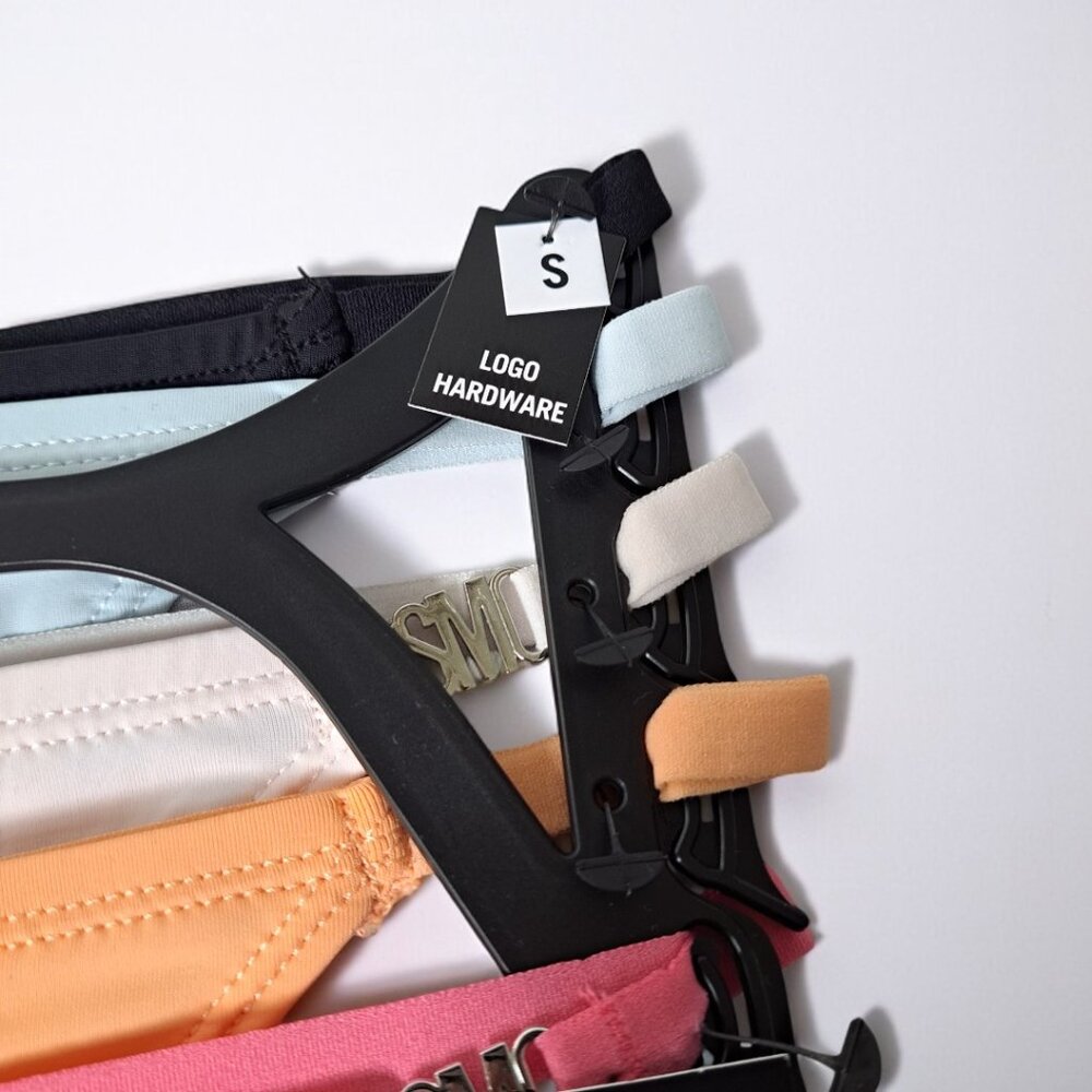 Steve Madden Small 5-Pack Logo Hardware Thongs NWT - Picture 7 of 8